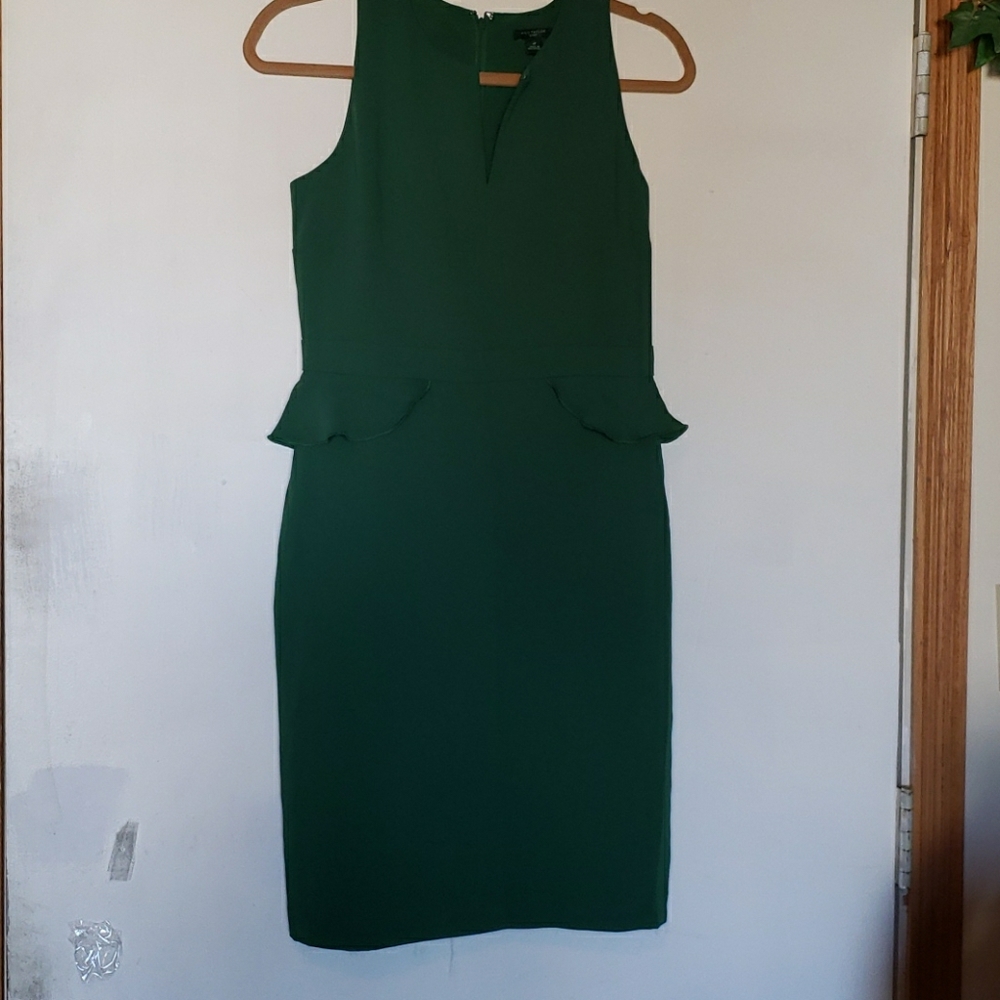 Ann Taylor petite Green Dress size 4P nwt